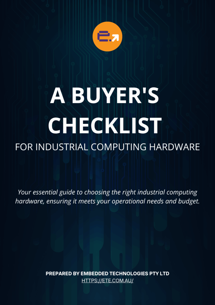 A buyers checklist for industrial computing hardware COVER